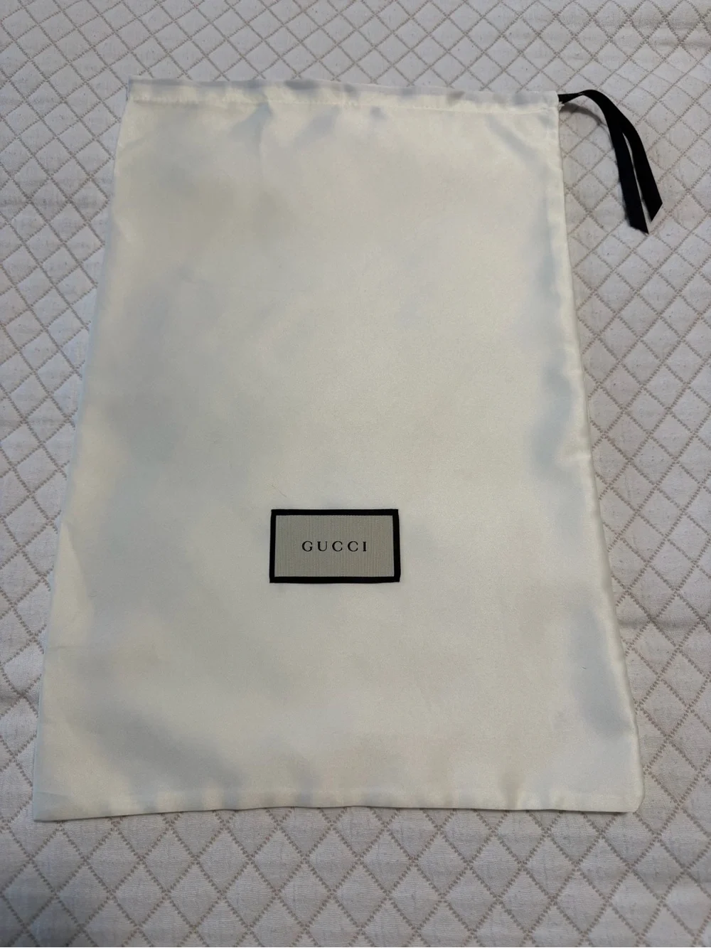 Authentic GUCCI Dust Bag - Cream Fabric - Large Size